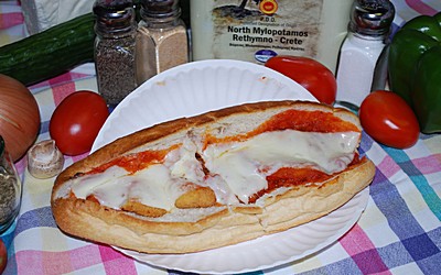 parmesan subs at alton village pizza in alton nh